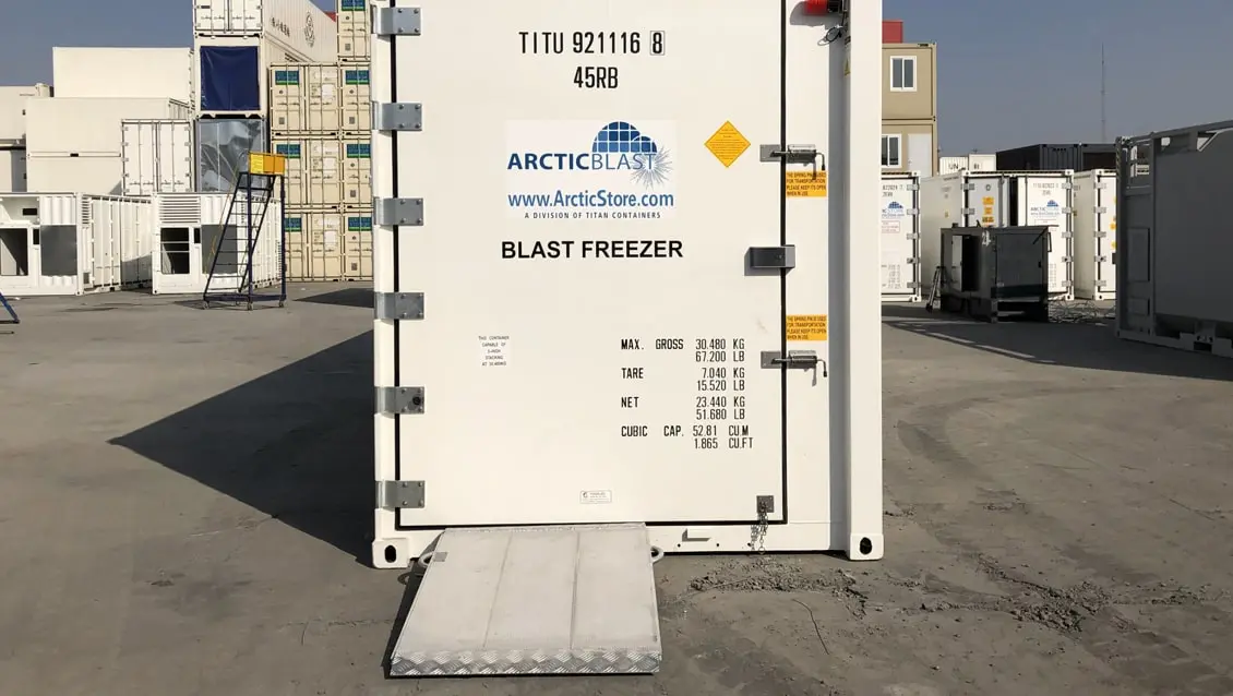 20ft ArcticBlast Rapid Chilling - Refrigerated Storage Container