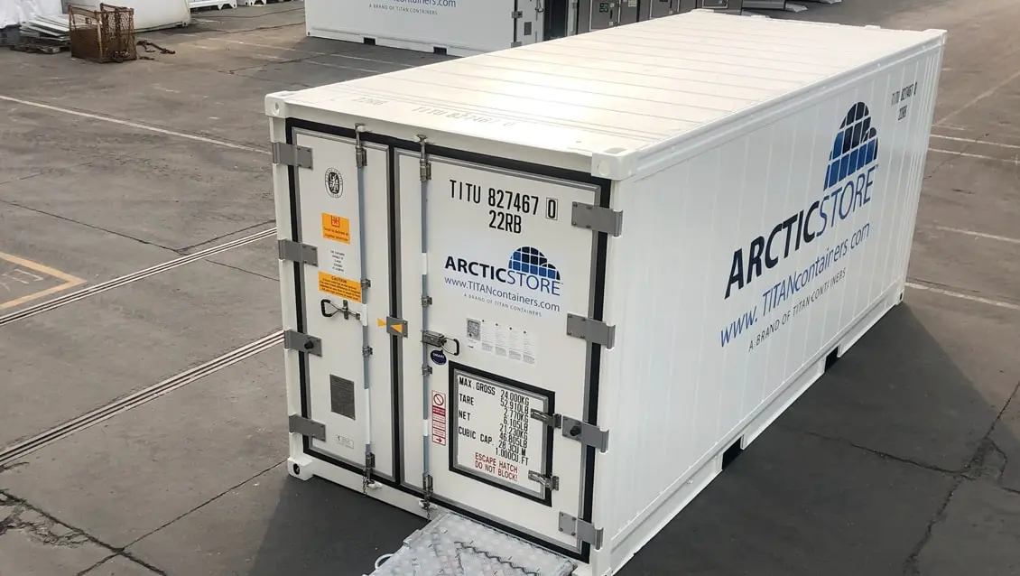 20ft ArcticStore Cold Storage Solutions for Hire - Refrigerated Containers