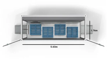 ArcticBlast 20ft Pallets CHEP
