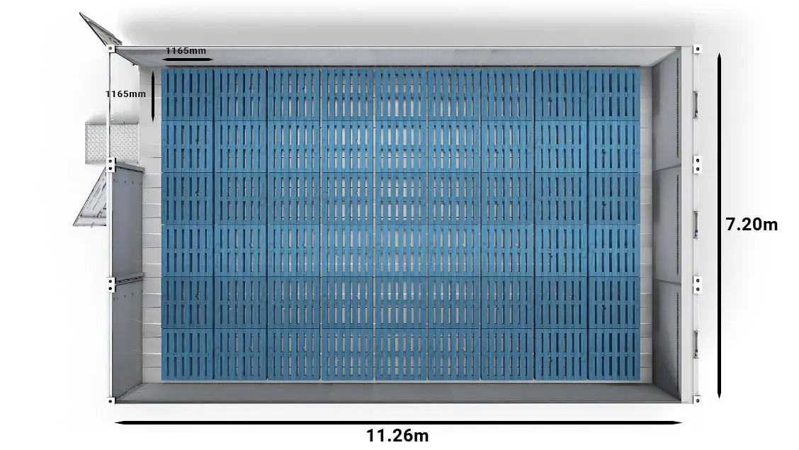 ArcticSuperStore 40ft Medium Pallets CHEP