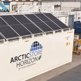 solar panels ArcticStore Horizon