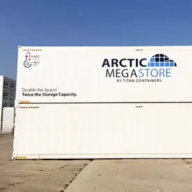 Modular two-floor open-plan cold room