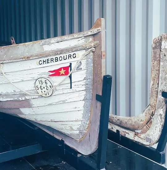 TITANIC Lifeboat stored dry, safe and secure. Self Storage by TITAN Containers